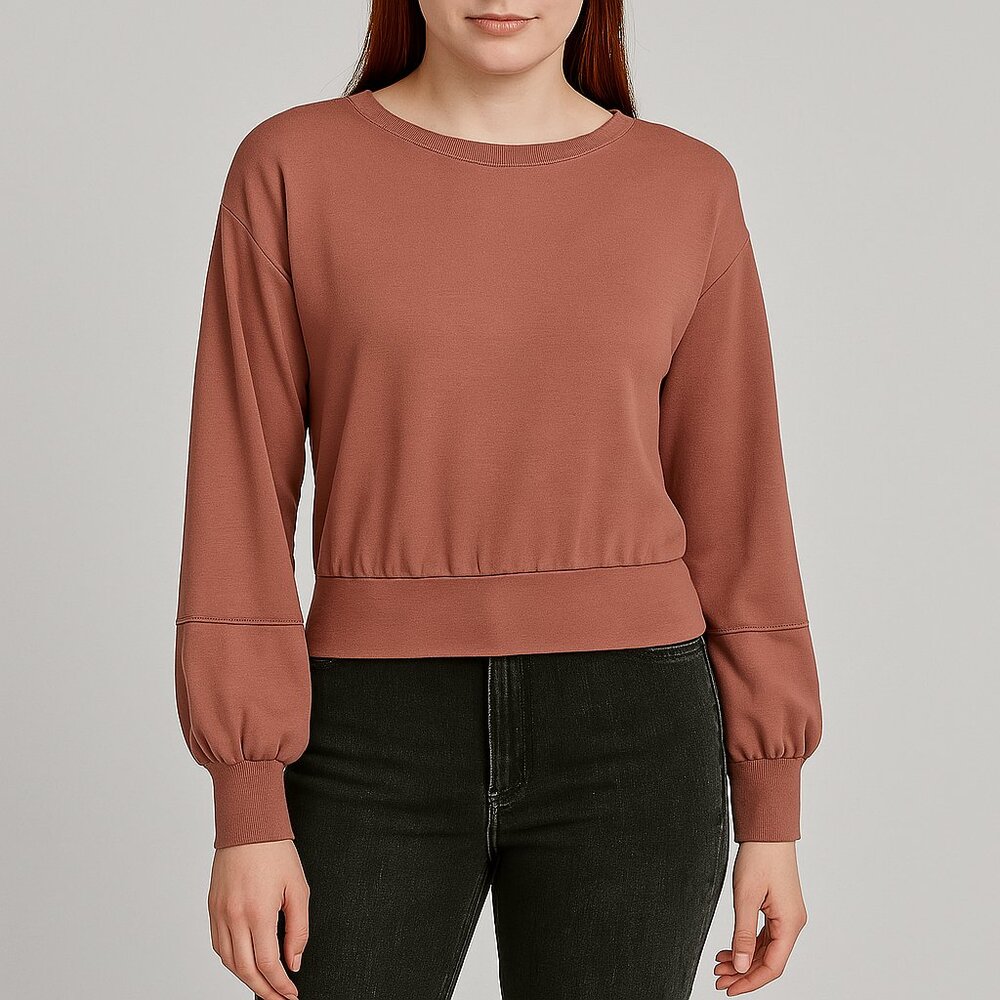 Insanely Soft Balloon Sleeve Cocoa Sweatshirt by Express *BRAND NEW WITH TAGS*